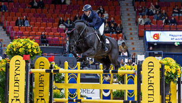 Robert Whitaker and Vermento top the CSI5*-W 1.50m Prize of AJ Produkter in Gothenburg