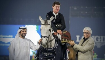 Michael Pender and HHS Los Angeles victorious in Friday’s CSI5*-W Longines Grand Prix qualifier in Sharjah