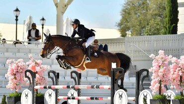 Laura Kraut and Kaylee stand alone in the CSI2* $65,000 Juniper Landscaping Grand Prix