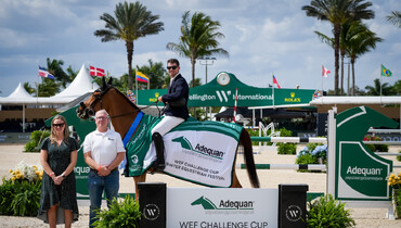 Shane Sweetnam sweeps the competition in Adequan® WEF Challenge round 10