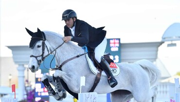 Donald Whitaker and Millfield Colette on top on opening day of CSIO5* Longines League of Nations™ of Ocala 2026