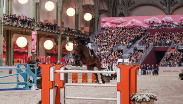 Simon Delestre and Olga van de Kruishoeve light up the Grand Palais