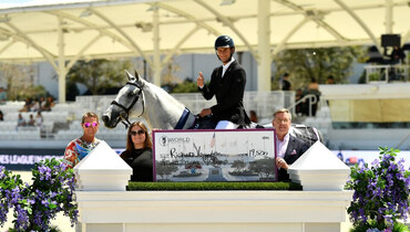 Richard Vogel and Cardentos win CSI2* $65,000 The Dutta Corp. Grand Prix to close out Longines League of Nations™ Ocala
