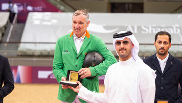 Gerfried Puck and Equitron Naxcel V Friday’s best in Doha