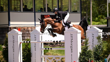 Langmeier races to victory in $32,000 FEI 1.45m two-phase at 2026 Old Salem Farm Spring Horse Shows
