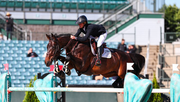 Luxembourg’s Charlotte Bettendorf and Good Girl DK dominate CSI3* $62,500 Spring Classic at Kentucky Spring Horse Show