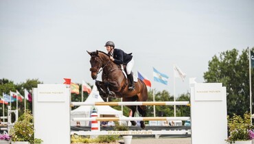 Matthew Sampson and Latte Macchiato best in Saturday’s CSI4* 1.45m presented by Land Rover at Cabourg Classic 2026