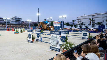 Abdel Saïd and Wathnan Zasou vom Claashof steal the show at Longines Global Champions Tour Grand Prix of Cannes
