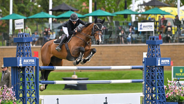 Katie Laurie and Django II rise to the top in AKITA Drilling Grand Prix, presented by Rolex
