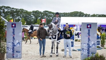 Philipp Weishaupt and Callao L victorious in the CSI3* 1.50m Morssinkhof Plastics Prize at Outdoor Gelderland