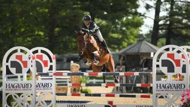 Charlie Jayne jumps to win with Tender Guy Z in $100,000 1.45m Grand Prix CSI2*, presented by Hagyard Equine Medical Institute