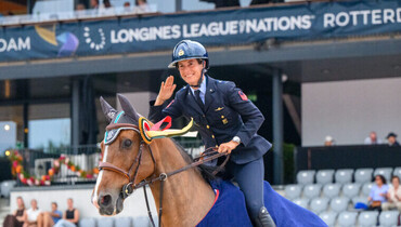 Giulia Martinengo Marquet and Scuderia 1918 Calle Deluxe win Thursday’s CSIO5* 1.50m Nedspice Prize in Rotterdam