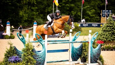 A special win for Kelli Cruciotti VanderVeen and Mochito V/D Mishagen in $31,100 CSI3* Welcome Stake