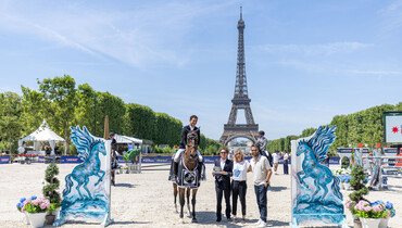 Victor Bettendorf and Encore Toi du Linon victorious at Longines Global Champions Tour of Paris with Eiffel Challenge triumph