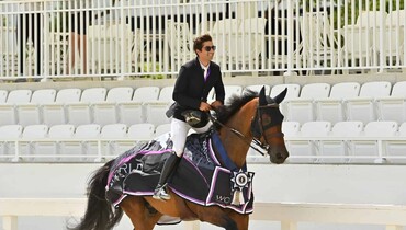 Jad Dana continues remarkable run with Leonidas in the CSI2* $85,000 Buckeye Nutrition Grand Prix