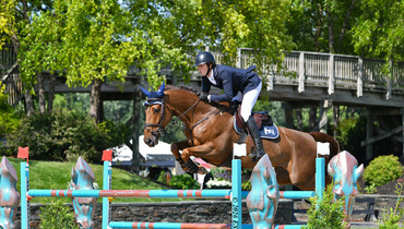 Brian Moggre makes a victorious return to HITS Hudson Valley in $31,020 Equestrian Gardens CSI3* Jumper Classic with Johann FS Z