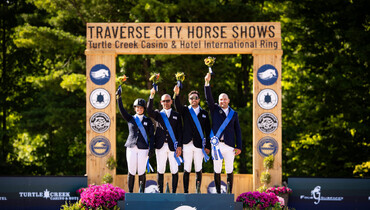 A win for Team Israel in $75,000 CSIO3* Nations Cup at Traverse City Horse Shows