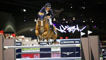 Bertram Allen and Quiet Easy 4 race to victory in the $130,000 Longines Speed Challenge