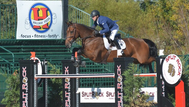 Jonathan McCrea rides masterfully for the win in the  $100,000 CSI3* Grand Prix - presented by Split Rock Farm