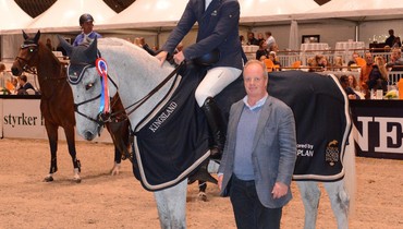 Billy Twomey to the top in Friday's biggest class at Kingsland Oslo Horse Show