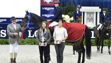 Victoria Colvin and Cafino capture Welcome Stake at the 2015 Washington International Horse Show