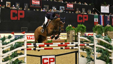 Roberto Teran and Woklahoma win $35,000 Welcome Speed at CP National Horse Show