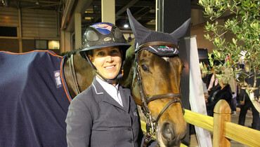 Lauren Hough with Friday's biggest win in Maastricht