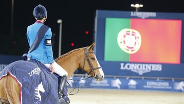 Luciana Diniz wins the 2015 Longines Global Champions Tour