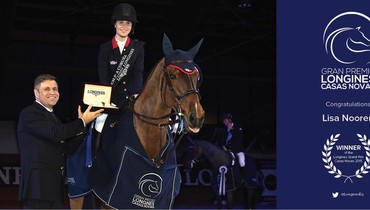 Lisa Nooren nails her older competitors in the Longines Grand Prix in La Coruna