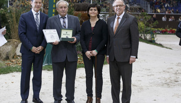 Hello Sanctos' breeder Willy Taets awarded in Geneva