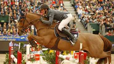 The horses and riders for the CSI5*-W Helsinki International Horse Show