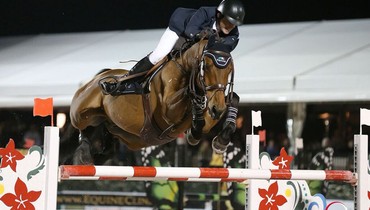 Darragh Kenny and Red Star D'Argent win CSI3* Grand Prix at WEF 6