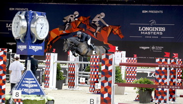Whitaker in the winner’s circle in the Airbus Trophy