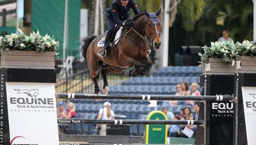 Lorenzo de Luca and Ensor de Litrange LXII win Horseware Ireland Grand Prix at WEF 10