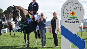 Holger Wulschner wins the CSI2* 1.45 Oliva Nova Beach & Golf Resort Grand Prix at 2016 Spring MET III