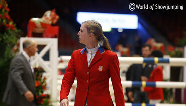 The horses and riders for the CSI3*-W Del Mar International Horse Show