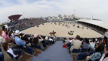 The riders and horses for LGCT Shanghai