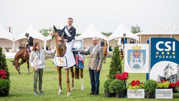 Wilm Vermeir wins Friday's Big Tour at CSI4* Poznan