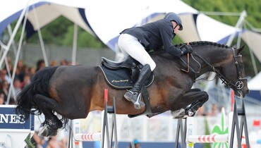 The horses and riders for the CSI5* Longines Athina Onassis Horse Show