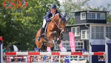 Patrick Stühlmeyer puts a good end to his weekend to win the CSIO5* Grand Prix of Sopot