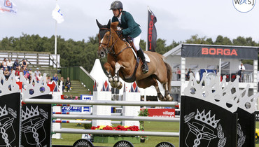 Shane Breen wins the 'Runsten Equestrian Trophy' in Falsterbo