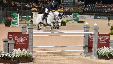 Samuel Parot and Dazzle White race to victory in Wellington Equestrian Realty Grand Prix at Tryon