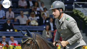 Emanuele Gaudiano starts off CHIO Aachen with a victory in the 1.45m STAWAG Warm-Up Jumping