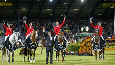 Order-to-go for Thursday's Mercedes-Benz Nations Cup in Aachen