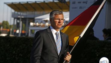Otto Becker after the Nations Cup victory:
