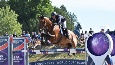 Jonathan McCrea wins the Longines FEI World Cup at Jumping Bromont