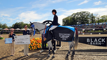 Jessica Springsteen wins the CSI5* Saugerties $1 Million Grand Prix