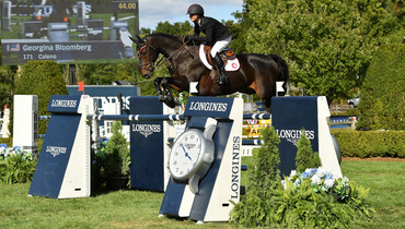 Georgina Bloomberg clinches hometown win in American Gold Cup qualifier with Caleno 3