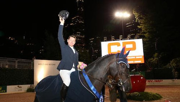 McLain Ward and HH Carlos Z win U.S. Open Canadian Pacific speed class at the Rolex Central Park Horse Show