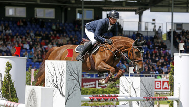 Felix Hassman wins Friday's feature class at CSI4* Gross Viegeln